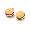 Alloy Enamel Pendants PALLOY-R155-01G-04-2