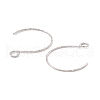 316 Surgical Stainless Steel Earring Hooks STAS-D183-03P-01-3