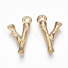 Brass Pendants KK-S348-331Y-2