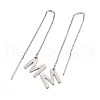 304 Stainless Steel Stud Earrings EJEW-L205-01M-2