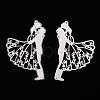 Valentine's Day Lovers Carbon Steel Cutting Dies Stencils X-DIY-A008-36-2