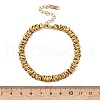 304 Stainless Steel Ring Link Chain Bracelets for Women BJEW-Z084-01G-5