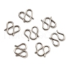 Non-Tarnish 304 Stainless Steel S-Hook Clasps STAS-G310-13P-3