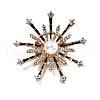 Alloy Rhinestone Brooch for Backpack Clothes JEWB-P046-05A-G-1