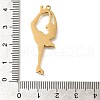 304 Stainless Steel Pendants STAS-R131-11G-03-3