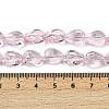 Transparent Glass Beads Strands GLAA-H038-03A-4