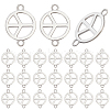 SUNNYCLUE 50Pcs Tibetan Style Alloy Connector Charms TIBE-SC0009-41-1