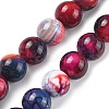 Natural Multi-Color Agate Beads Strands G-A261-B10-14mm-2