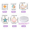  DIY Ocean Theme Bracelet Making Kits for Kid DIY-NB0007-14-6