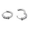 Tarnish Resistant 304 Stainless Steel Hoop Earrings Findings STAS-N092-190-3