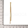 Brass Square Snake Chain Big Pendants KK-G510-09G-3