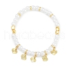 Rack Plating Brass Stretch Bracelets BJEW-P341-10B-G-1