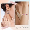 SUNNYCLUE 800Pcs 10 Styles 2-Hole Baking Paint Glass Seed Beads SEED-SC0001-44A-5