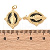 304 Stainless Steel Enamel Pendants STAS-U061-19G-01-3