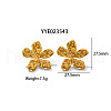 Fashionable Irregular Stainless Steel Stud Earrings for Women MT3122-2-1