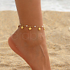 Alloy Heart Pendant Anklet for Women DL0291-3