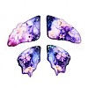 Transparent Epoxy Resin Pendants RESI-T057-32C-1
