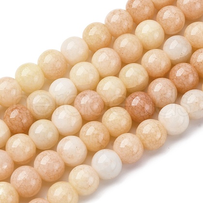 Opaque Glass Beads Strands GLAA-T031-01O-07-1
