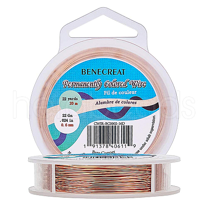 Round Bare Copper Wire for Jewelry Making CWIR-BC0002-16D-1
