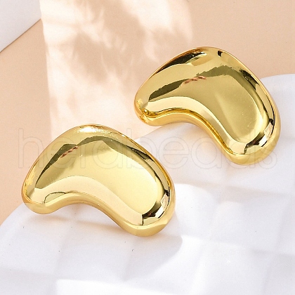 304 Stainless Steel Stud Earrings for Women EJEW-A125-72G-1