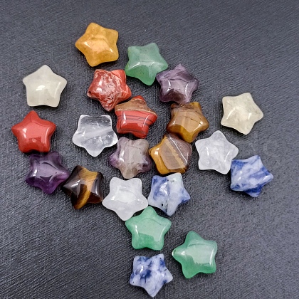 Natural Mixed Gemstone Beads PW-WG5B0B7-08-1