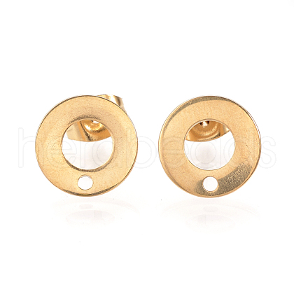 304 Stainless Steel Stud Earring Findings STAS-Q223-09-1