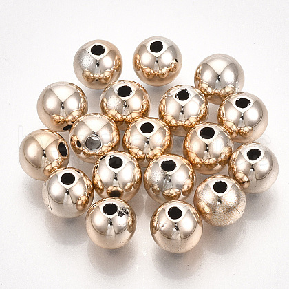 UV Plating ABS Plastic Beads X-CCB-S162-29F-03-1