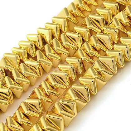 Electroplated Synthetic Non-magnetic Hematite Beads Strands G-L606-A01-01C-1