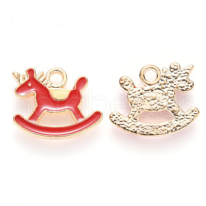 Alloy Enamel Pendants ENAM-S121-079C-1