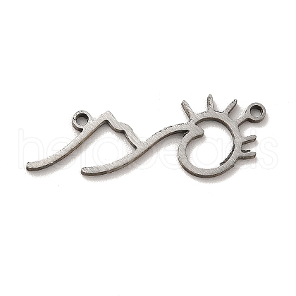 Non-Tarnish 201 Stainless Steel Pendants STAS-E175-11P-1