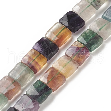 Natural Fluorite Beads Strands G-G996-A04-1