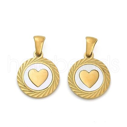 304 Stainless Steel Pendants STAS-A118-02C-G-1