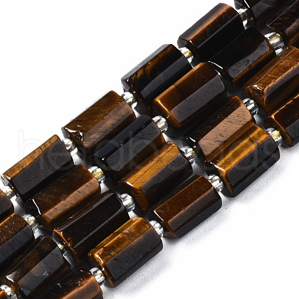 Natural Tiger Eye Beads Strands G-S376-010-1