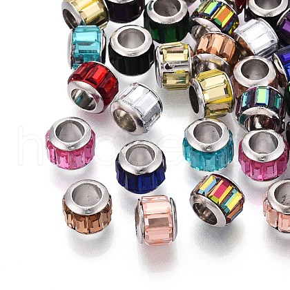 Glass European Beads GPDL-S039-02-1