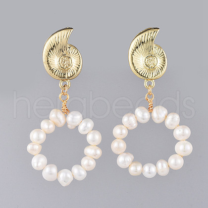 Mother's Day Jewellery Dangle Stud Earrings EJEW-JE03697-04-1