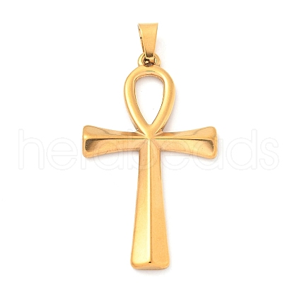 Ion Plating(IP) 304 Stainless Steel Pendants STAS-L216-41G-02-1