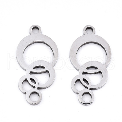 Non-Tarnish 201 Stainless Steel Pendants X-STAS-S081-060-1
