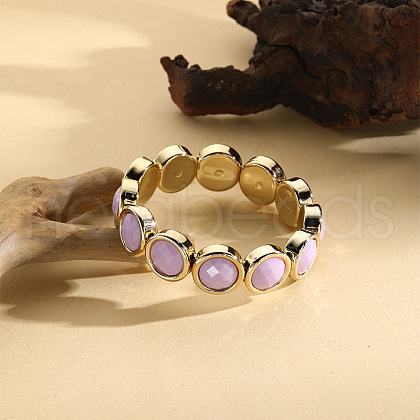 Acrylic Flat Round Bangles FS-WGBB717-01-1