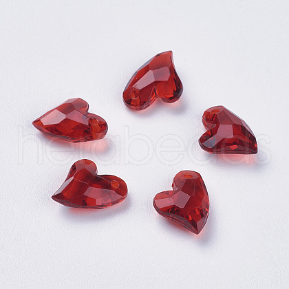 Transparent Acrylic Charms X-MACR-G055-11mm-41X-1
