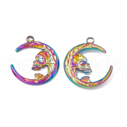Ion Plating(IP) 304 Stainless Steel Pendants STAS-B031-31R-1