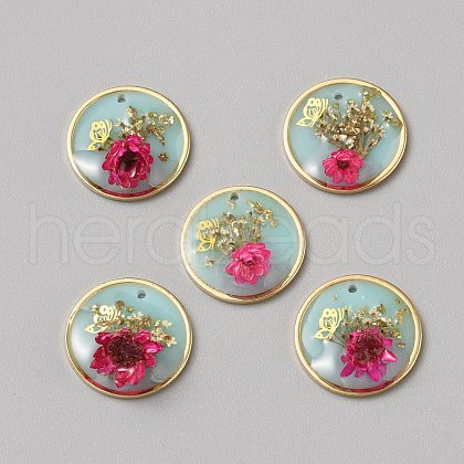 Resin Pendants RESI-TAC0010-96B-1