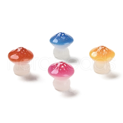 Luminous Resin Mushroom Ornament RESI-F045-12A-1