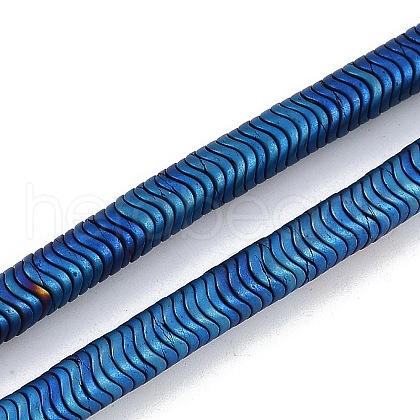 Electroplated Synthetic Non-magnetic Hematite Beads Strands G-H020-M01-25-1