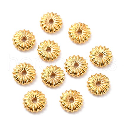 Rack Plating Alloy Beads PALLOY-Z013-22G-A-RS-1