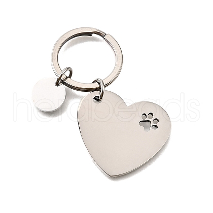 304 Stainless Steel Keychains KEYC-K024-01P-1