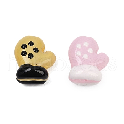 Handmade Lampwork Enamel Beads LAMP-R004-07C-1