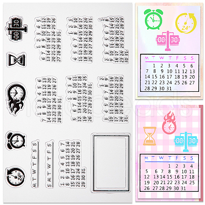 Clear Silicone Stamps DIY-WH0504-52B-1