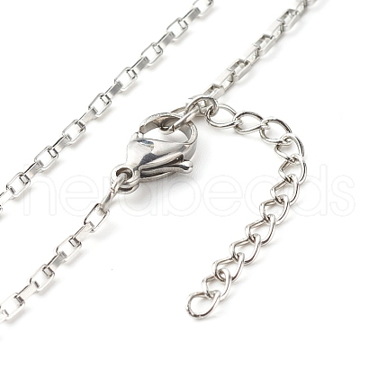 Non-Tarnish 304 Stainless Steel Venetian Chains Necklaces NJEW-JN03636-01-1