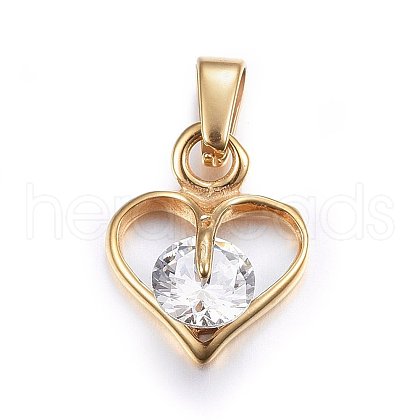 304 Stainless Steel Charms STAS-P216-43G-1