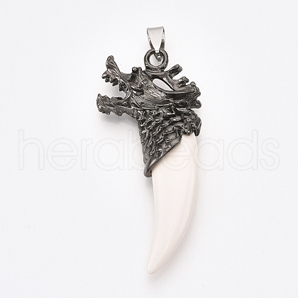 Resin Big Pendants PALLOY-T069-51B-1